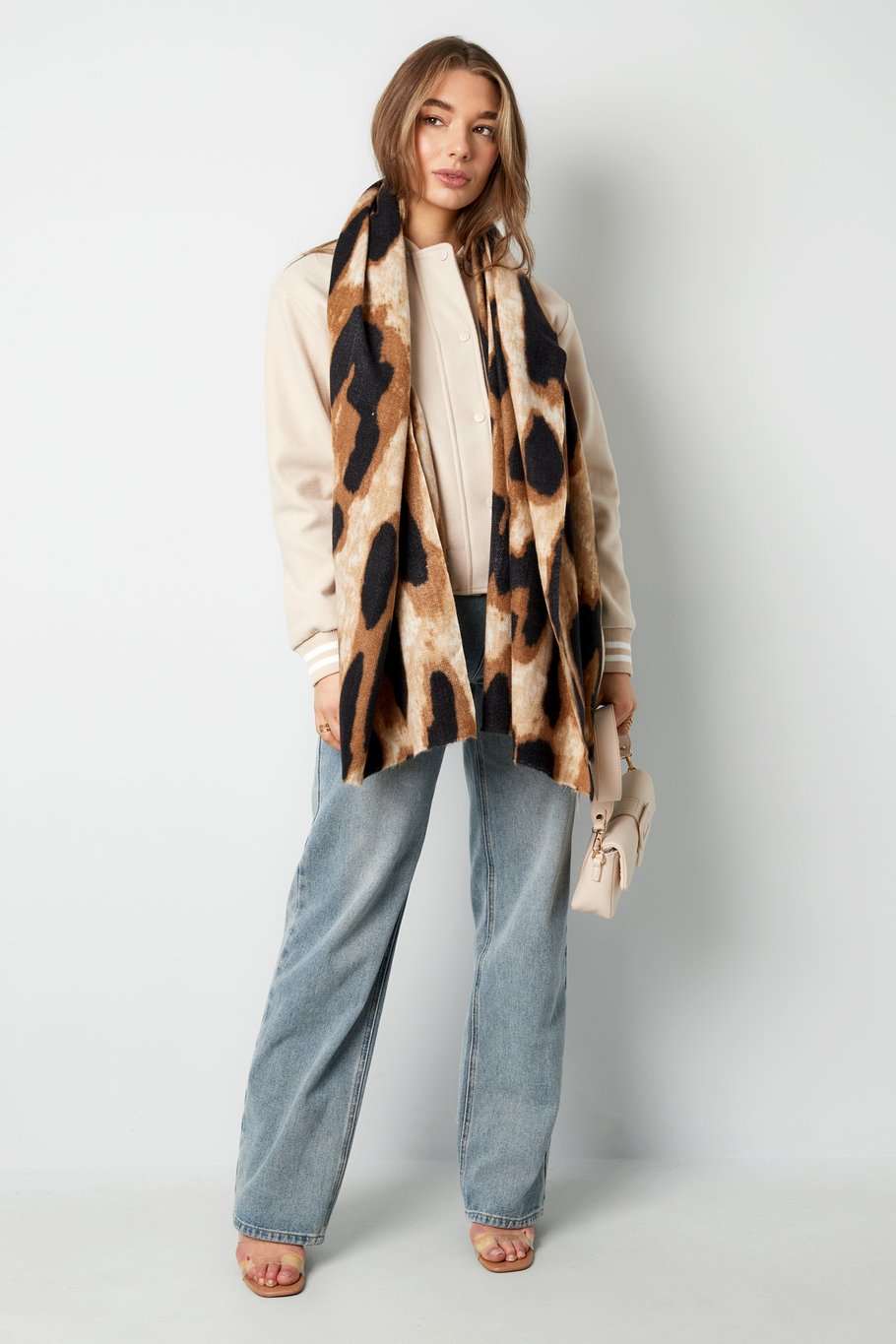 Leopard Lover Scarf - Brown Picture2